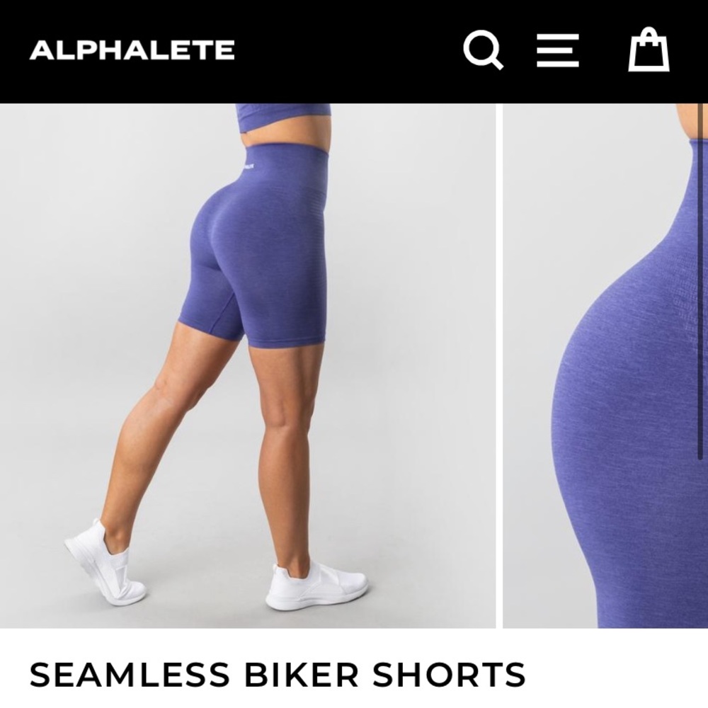 Alphalete Seamless Biker Shorts